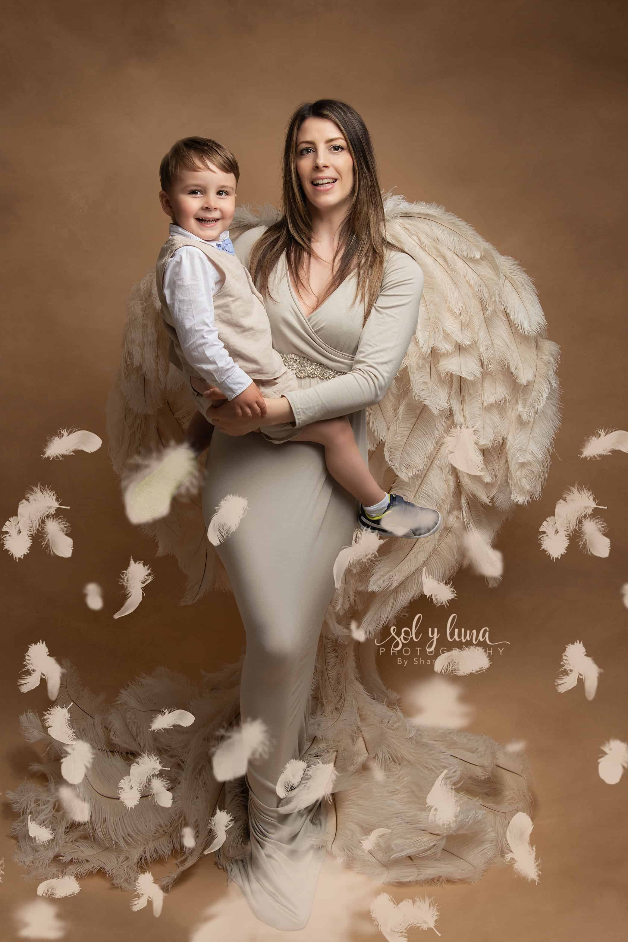 Mama und Ich Mini-Fotoshooting Engelsflügel Solothurn, Bern, Aargau